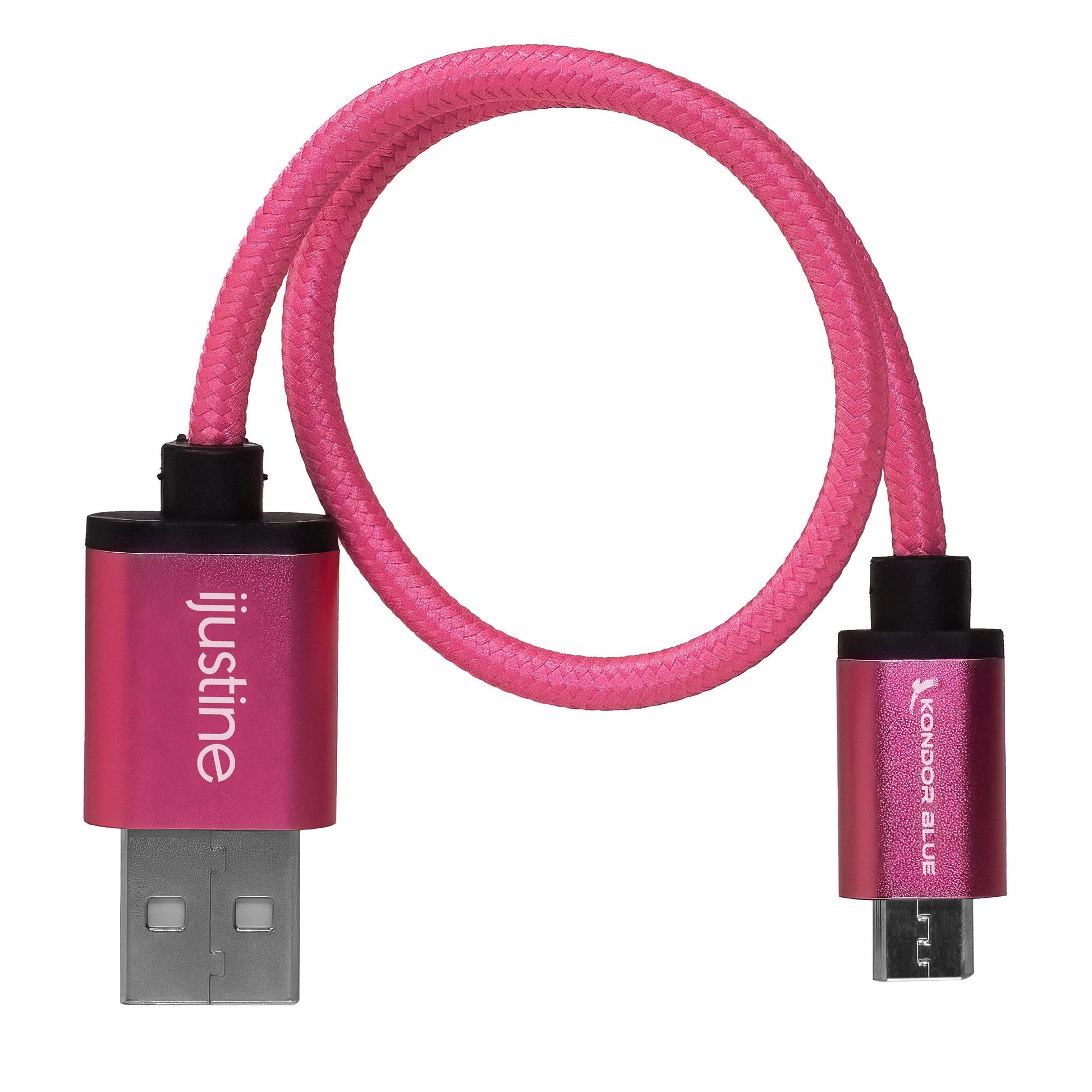 Colour Burst Charge & Sync Micro USB to USB-A Cable Pink - product image 2 of 5