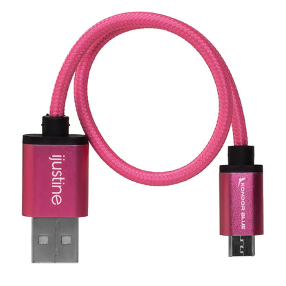 Colour Burst Charge & Sync Micro USB to USB-A Cable Pink - product image 2 of 5