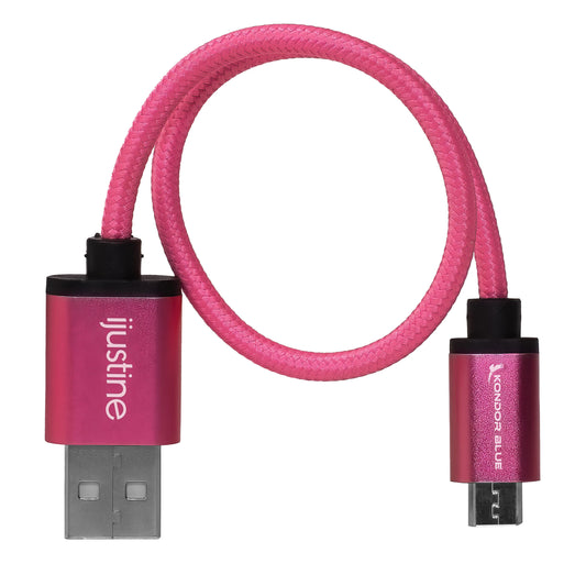 Colour Burst Charge & Sync Micro USB to USB-A Cable Pink - product image 2 of 5