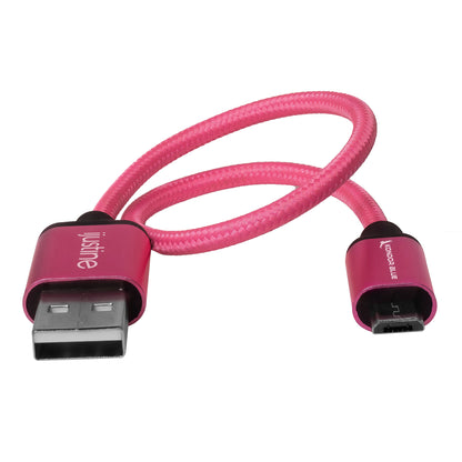 Colour Burst Charge & Sync Micro USB to USB-A Cable Pink - product image 5 of 5