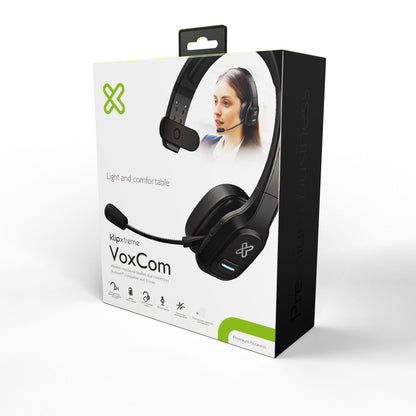 Klipxtreme Klipxtreme Headset Business VoxPro-S USB Stereo with Boom Mic Noise Isolating Inline Volume Control/Mute