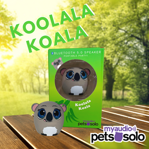 My Audio Solutions My Audio Pet Speaker Bluetooth SOLO Koala - KOOLala Lanyard Included 3 Watts Built in Mic Selfie Remote - product image 3 of 5