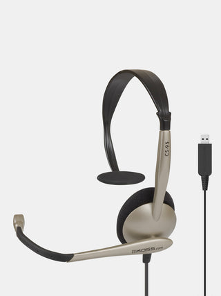 Koss Headset CS95 USB Mono with Boom Mic Noise Cancelling USB 8ft Cord - Black - product image 1 of 5