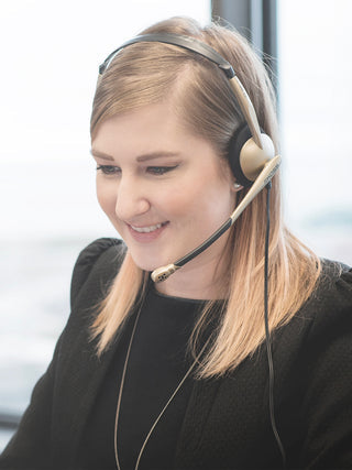 Koss Headset CS95 USB Mono with Boom Mic Noise Cancelling USB 8ft Cord - Black - product image 2 of 5