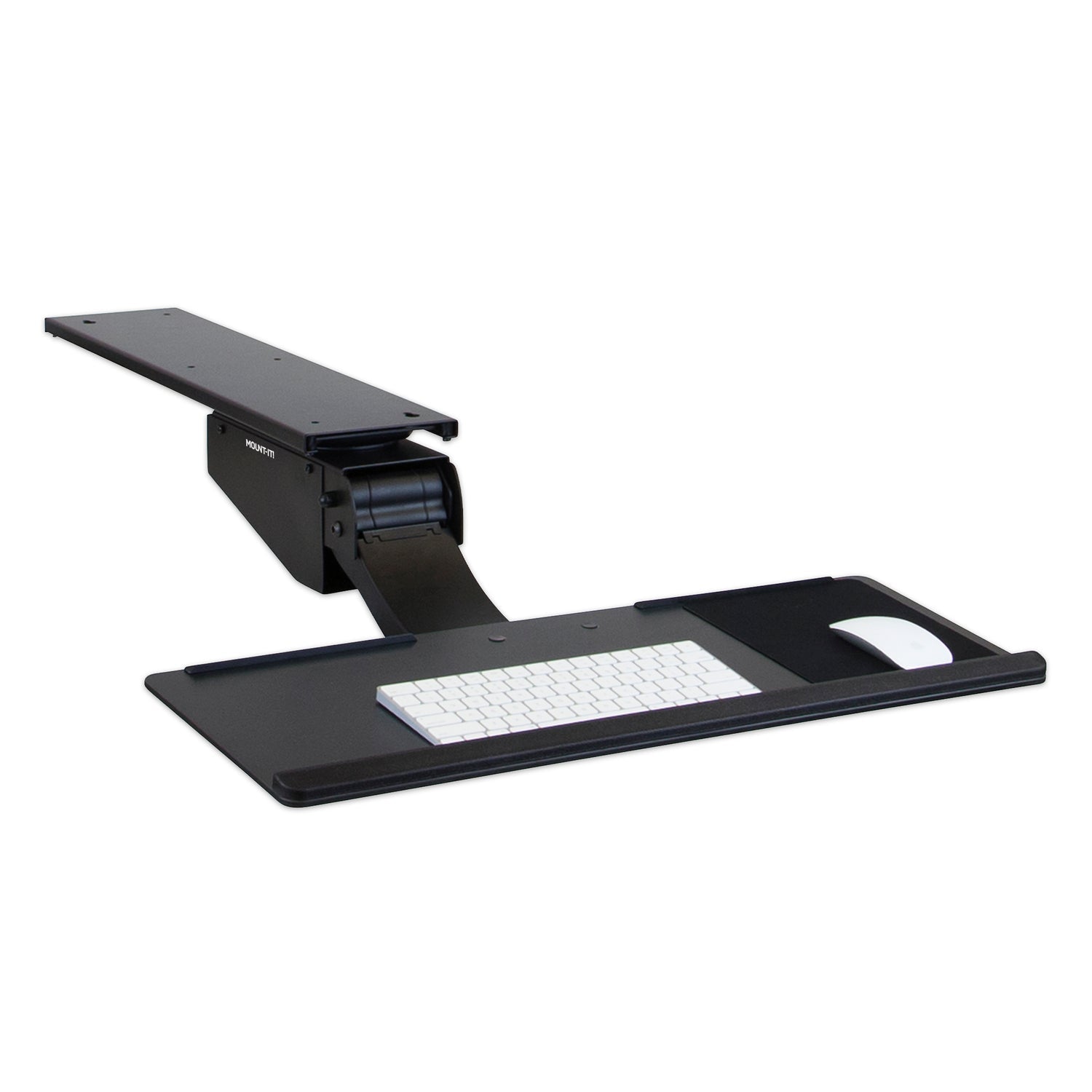 Mount-It Mount-It! Laptop Mount Desk Clamp with Mouse Tray Adjustable Tilt Swivel Rotate Height