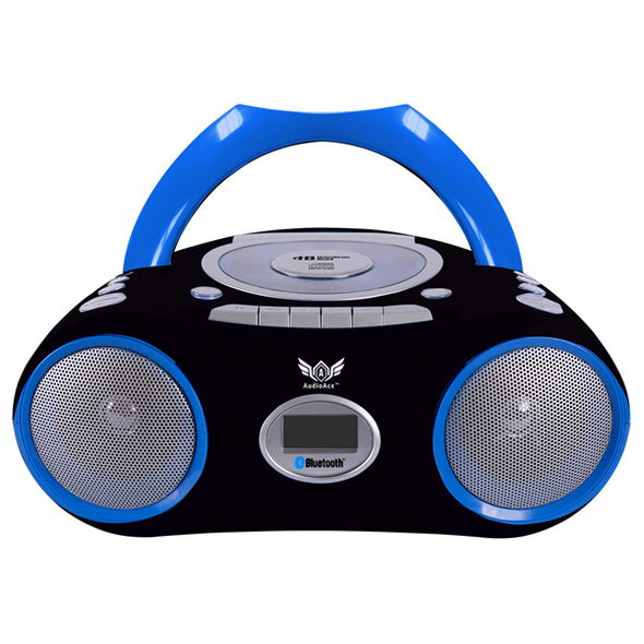 HamiltonBuhl Listening Centre Bluetooth Boombox with Over Ear 6 Headphones with Case - product image 3 of 5