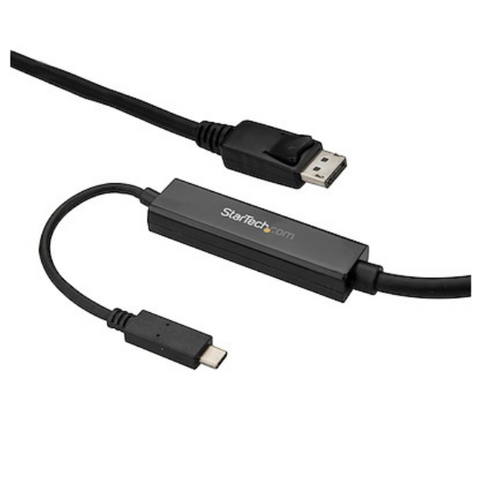 StarTech Adapter USB-C Male to DisplayPort Male 9.8ft Cable 4K Thunderbolt 3 Compatible - Black - product image 5 of 5