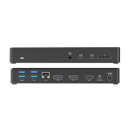 Alogic Docking Station USB-C Triple Monitor 2x DisplayPort  1x HDMI 4k Ultra HD 100W Power Delivery MA3 - Black - product image 1 of 3