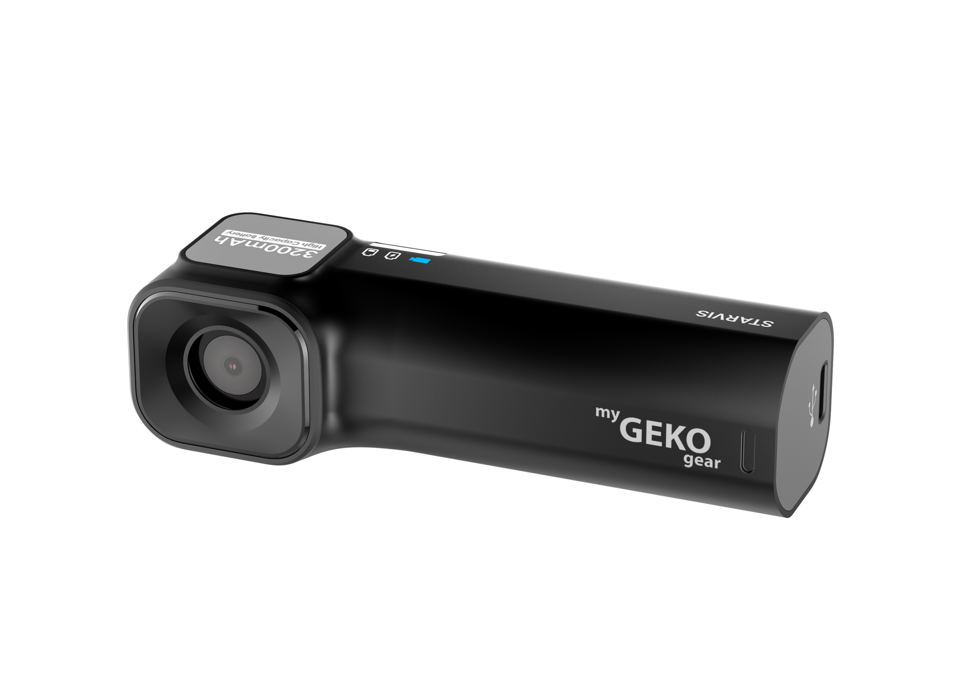 myGEKOgear Dashcam - Motorcycle Moto Snap1080p HD Wifi Support Sony Starvis Sensor Tilt Emergency 32GB MicroSD Included (up to 128GB) - Black - product image 3 of 5