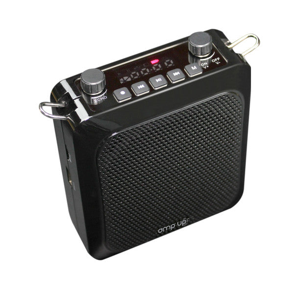 HamiltonBuhl Voice Amplifier Speaker Mini 10W with Wireless Microphone Includes Carry Strap & Waistband Hook - Black - product image 2 of 5