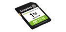 Kingston MicroSD Memory Card 128GB Canvas Select Plus with SD Adapter 100MB/s - Black - product image 1 of 5