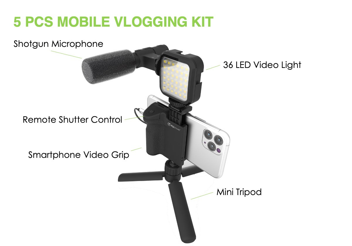 Digipower Digipower Vlogging Go Viral Octopus Suction Phone Holder 10 Powerful Suction Cups 19in Long Extreme Grip on Any Sur