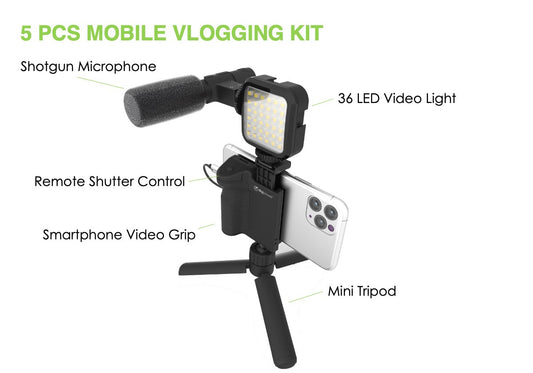 Digipower Digipower Vlogging Go Viral Octopus Suction Phone Holder 10 Powerful Suction Cups 19in Long Extreme Grip on Any Sur