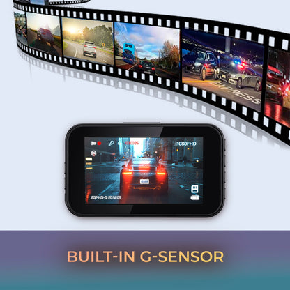 myGEKOgear Dashcam - Orbit D111 1080p HD 140 Degree Wide Angle G-Sensor 32GB MicroSD Included (support up to 64GB) - Black - product image 5 of 5