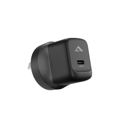 Alogic Alogic Wall Charger 1 Port 30W GaN PD USB-C Mini Compact Size Rapid Power - Grey (UPC: 93507840254560) – Image 2
