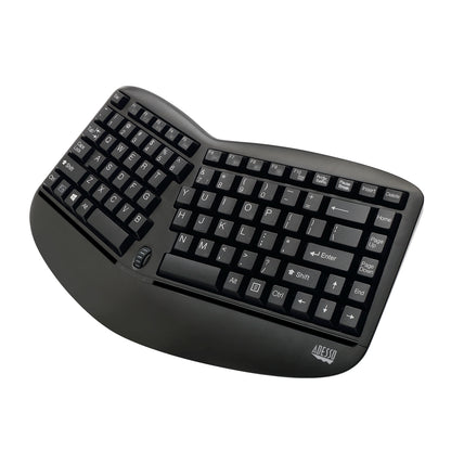 Adesso Wireless Mini Ergo Keyboard and Mouse combo