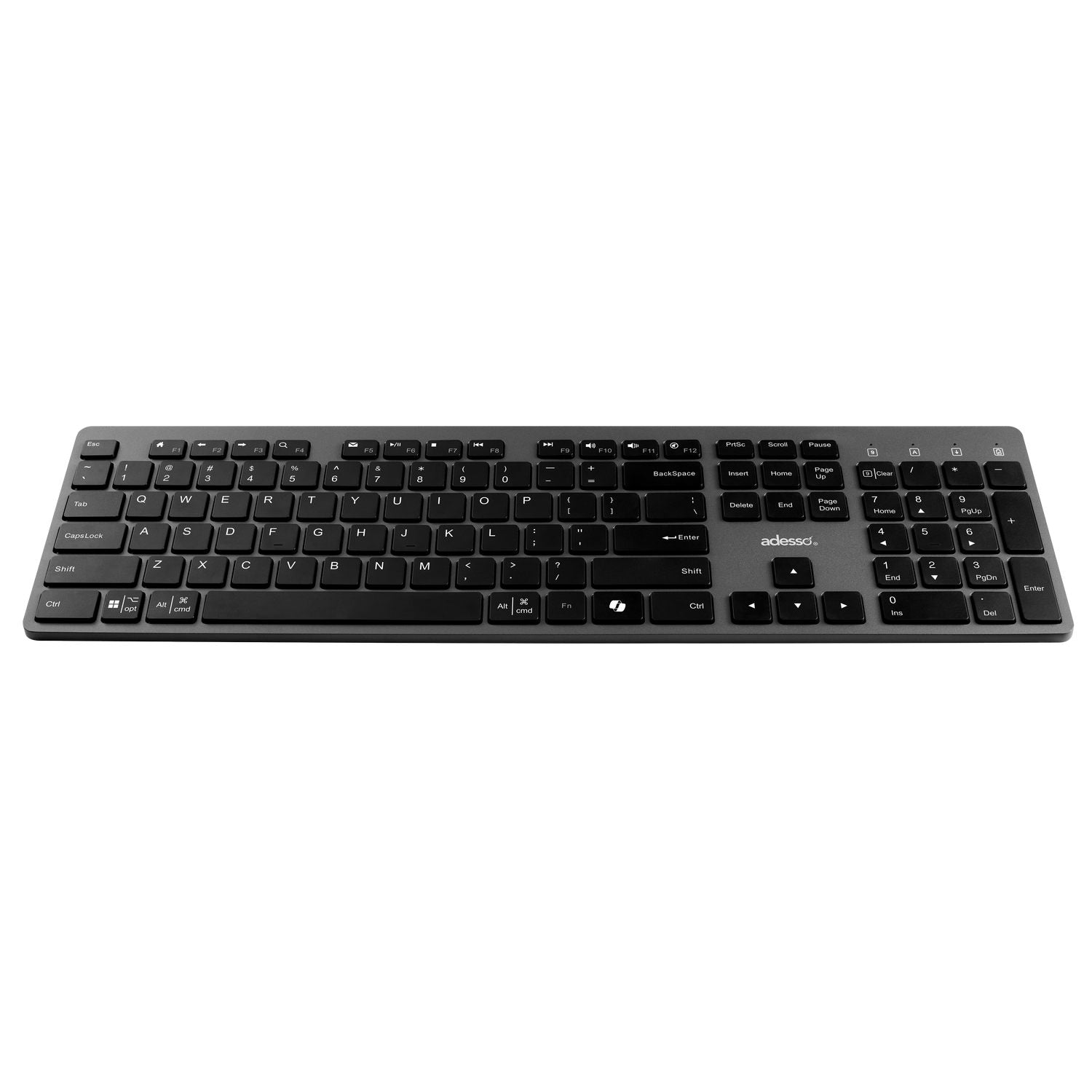 Adesso Adesso Keyboard & Mouse Combo Wireless Spill Resistant PC/Mac - Black