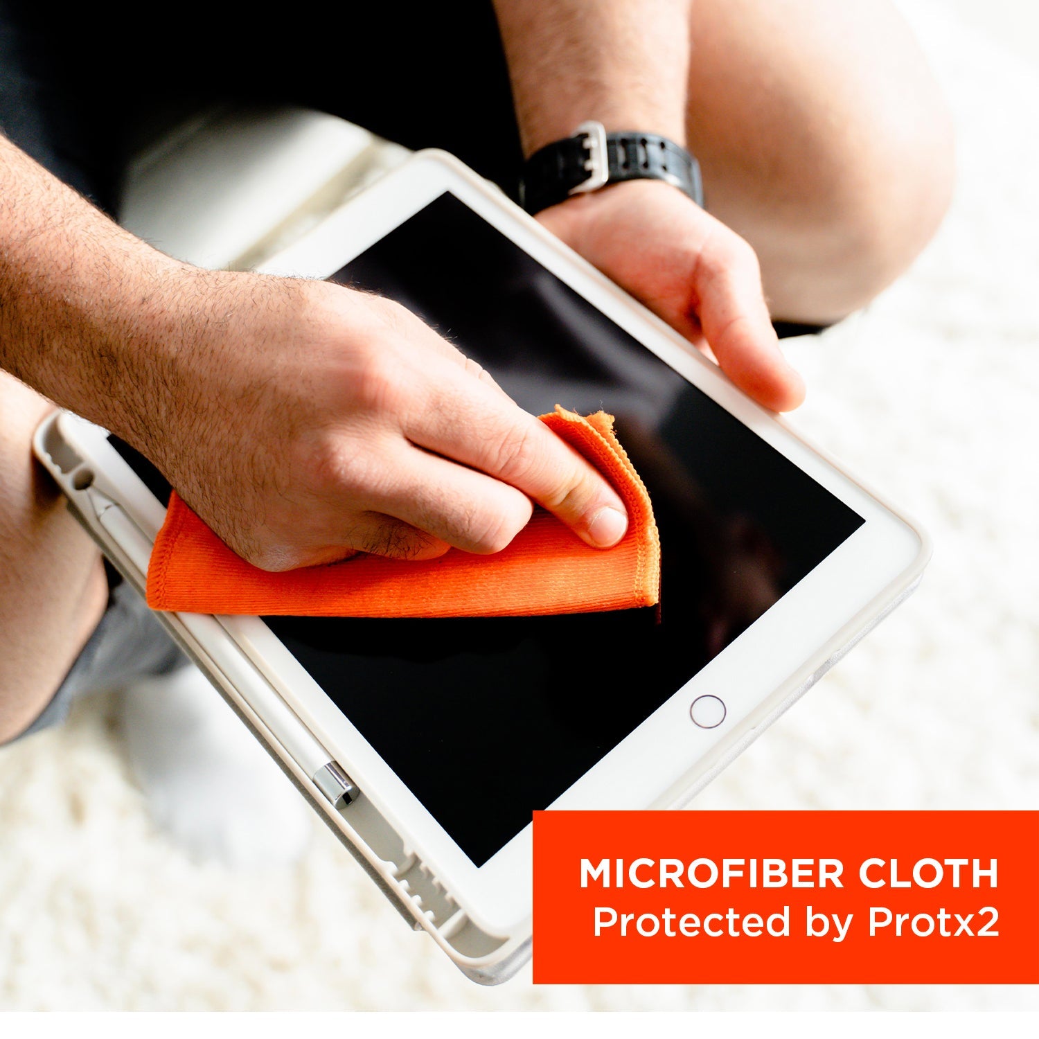 Whoosh! Screen Shine 100mL GoXL Spray with Antimicrobial Cloth Non-Toxic Alcohol & Ammonia Free Formula - product image 4 of 5