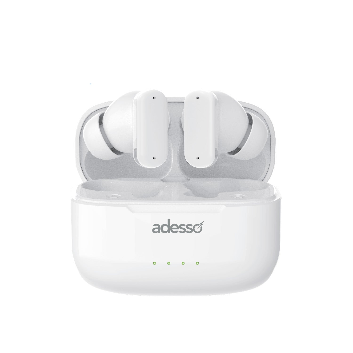 Adesso Earbuds Bluetooth with ANC and Mic Wireless Charging with Case 7Hr Playtime - White - product image 1 of 5