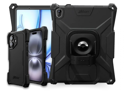 Joyfactory Joy Factory iPad 10.2 (7th-9th Gen) 2021/2020/2019 aXtion Bold MP Water Resistant Rugged Shockproof Case Rotating Handstrap & Kickstand - Black - product image 1 of 5