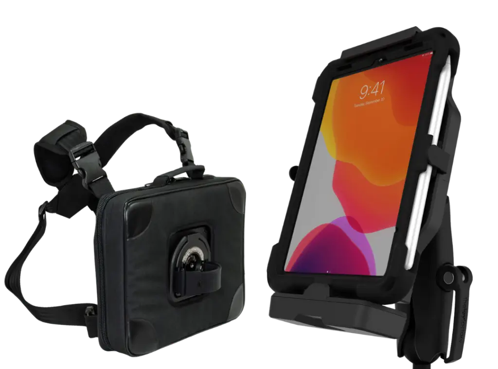 Joyfactory Joy Factory iPad 10.2 (7th-9th Gen) 2021/2020/2019 aXtion Bold MP Water Resistant Rugged Shockproof Case Rotating Handstrap & Kickstand - Black - product image 3 of 5