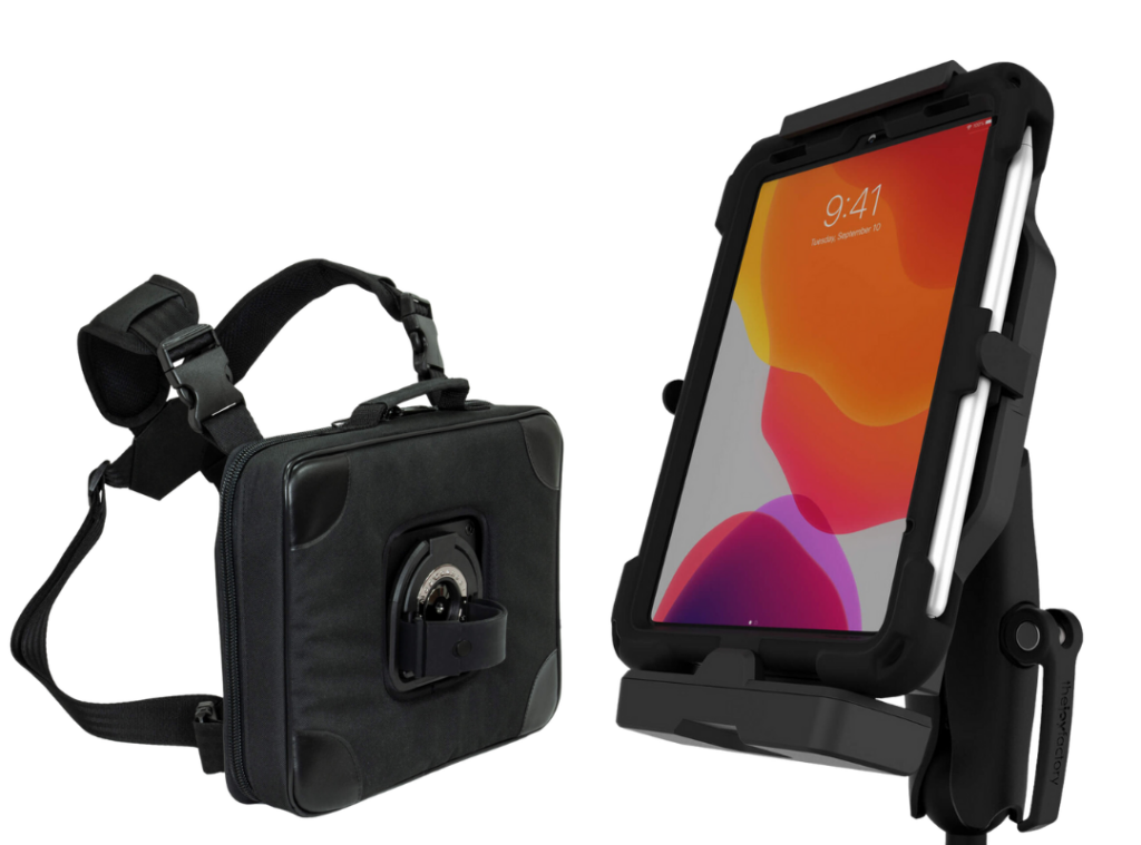 Joyfactory Joy Factory iPad 10.2 2021/2020/2019 aXtion Slim Case with Handle / Kickstand Sealed Waterproof & Dustproof MIL Spec drop Tested - Black - product image 3 of 5