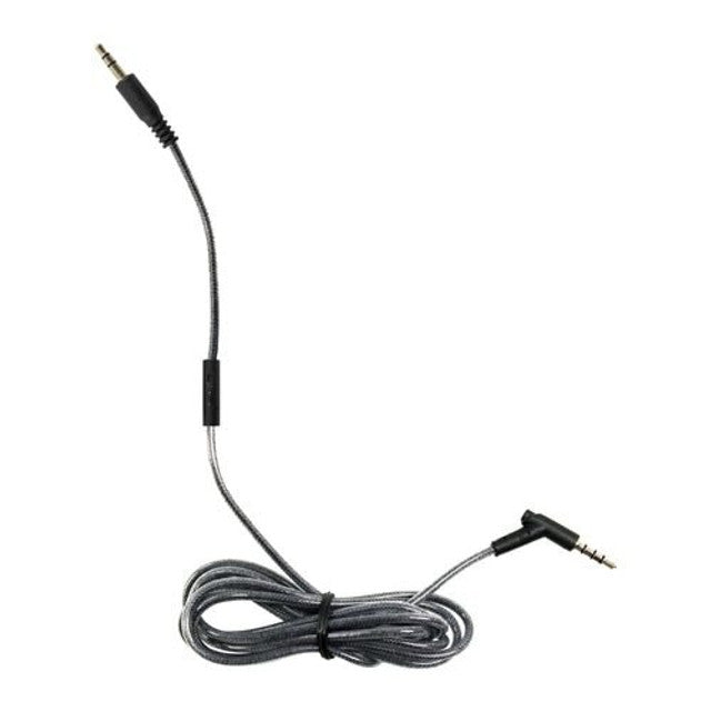 HamiltonBuhl Headset Flex-Phones Foam with Gooseneck Mic Virtually Indestructible Dura-Cord Chew Resistant 4ft Cable 3.5mm TRRS - BULK - Black