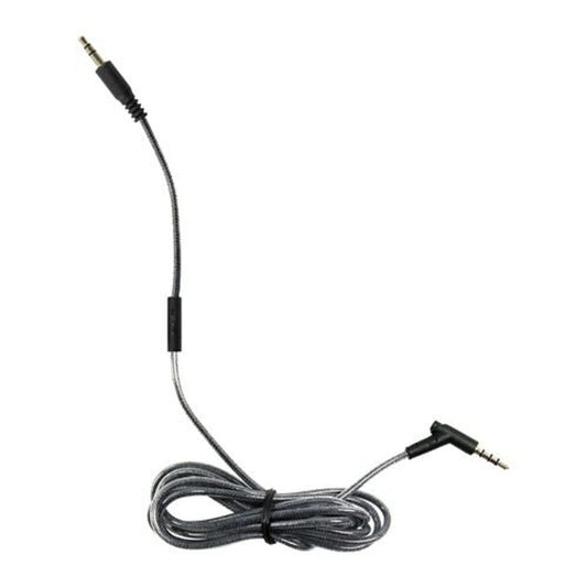 HamiltonBuhl Headset Flex-Phones Foam with Gooseneck Mic Virtually Indestructible Dura-Cord Chew Resistant 4ft Cable 3.5mm TRRS - BULK - Black