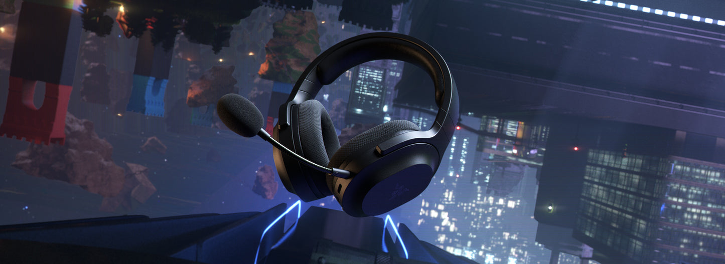 Razer Gaming Headset Wireless Barracuda X with Boom Mic USB-C or Bluetooth Passive Noice Cancelling - Black - product image 1 of 5