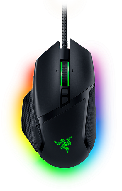 Razer Gaming Mouse Wired Basilisk V3 Ergonomic Hypershift 11 Buttons Focus+ Optical Sensor Chroma RGB Black - product image 1 of 5