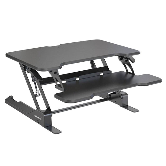 Mount-It Mount-It! Laptop Riser / Stand Tilting Vented Steel up to 30Lbs Curved Legs Ergonomic - Black