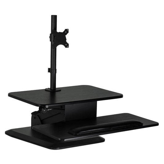 Mount-It! - MI-7913 Sit-Stand Workstation with Single Monitor Mount holds up to 33 lbs