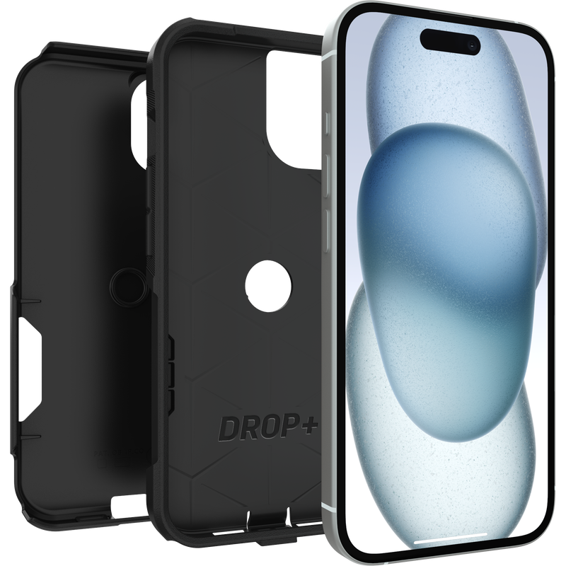 OtterBox iPhone 17e/16e/15/14/13 Commuter Case - Black