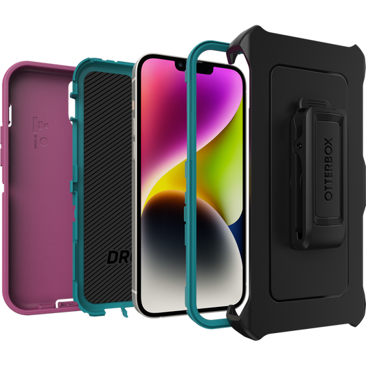 OtterBox iPhone 14+ Defender Case - Canyon Sun (Pink) - product image 2 of 5