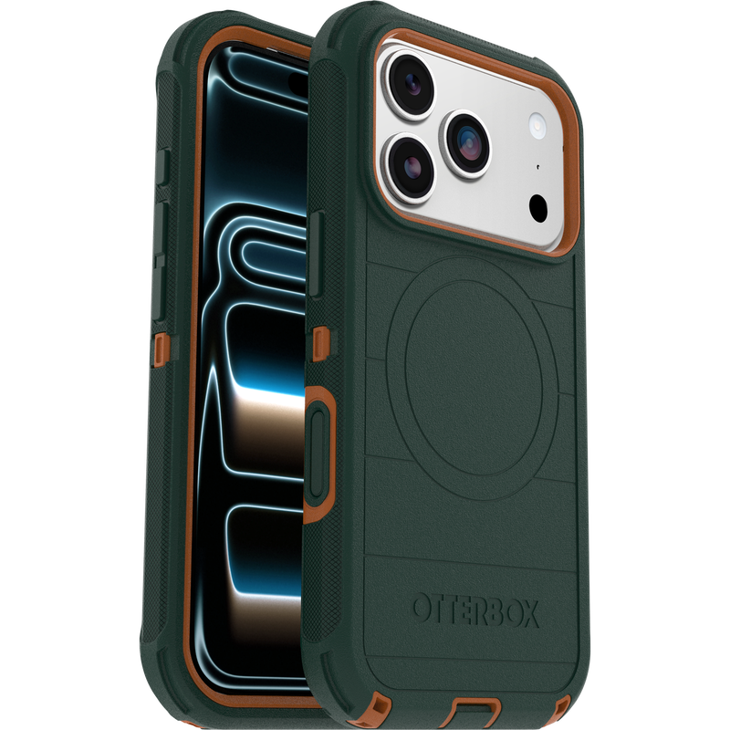 OtterBox iPhone 17 Defender Pro with MagSafe + Camera Control Case - Green Intrigue - product image 1 of 5