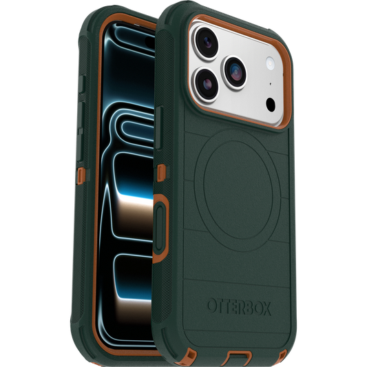 OtterBox iPhone 17 Defender Pro with MagSafe + Camera Control Case - Green Intrigue - product image 1 of 5