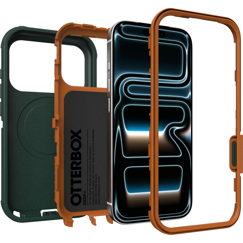 OtterBox iPhone 17 Defender Pro with MagSafe + Camera Control Case - Green Intrigue - product image 3 of 5