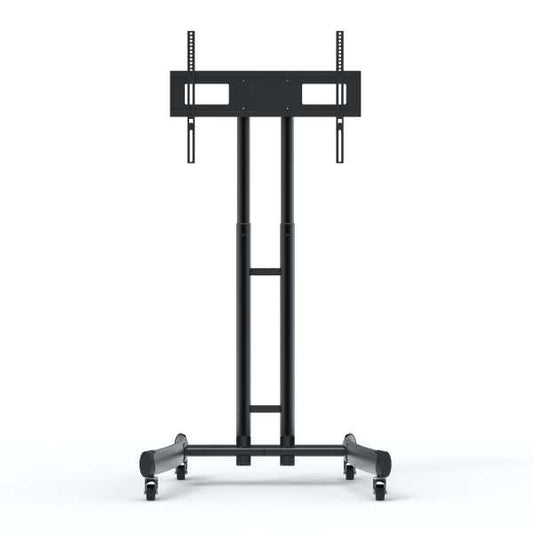 Luxor TV Stand Steel Adjustable (48in to 68in) Heavy Duty Holds up to 70in TV Rolling with Casters Max Load 100lbs VESA - Black - product image 1 of 1