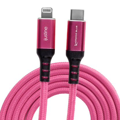 Colour Burst Charge & Sync Lightning Cable MFI to USB-A 3ft - Pink - product image 2 of 5