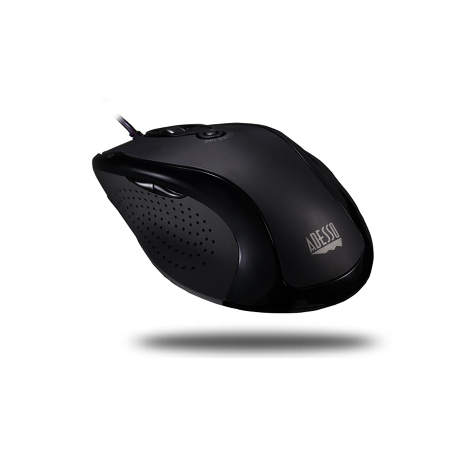 Adesso Mouse Wired Ergonomic G2 6 Button up to 2400dpi PC/Mac - Black - product image 5 of 5