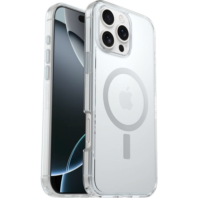 OtterBox iPhone 16 Pro Max Symmetry Case MagSafe - Clear Stardust 3.0 - product image 1 of 5
