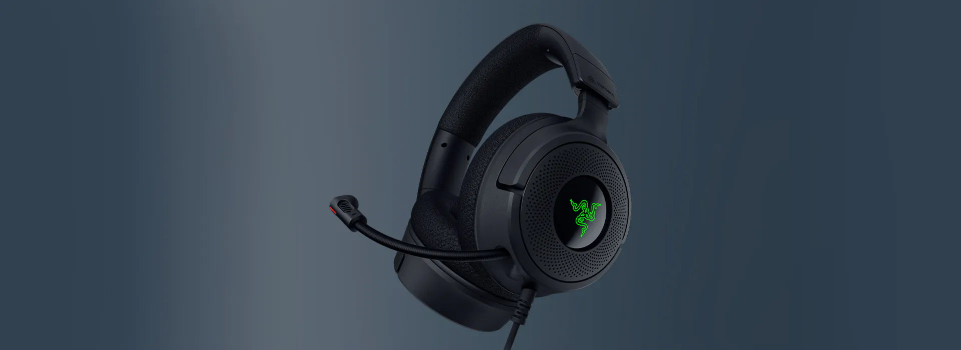Razer Gaming Headset Wired Kraken V4 USB with Hyperclear Retractable Cardioid Mic Chroma RGB USB - Minecraft Edition - product image 3 of 5