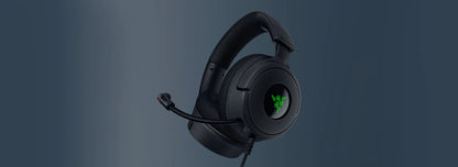 Razer Gaming Headset Wired Kraken V4 USB with Hyperclear Retractable Cardioid Mic Chroma RGB USB - Minecraft Edition - product image 3 of 5