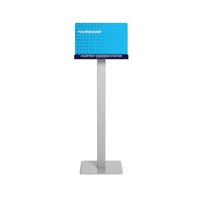 Luxor KwikBoost Deluxe Courtesy Charging Stand - Freestanding with Your Graphic 4x USB-C 4x Lightning Charging - product image 1 of 5