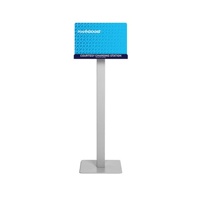 Luxor KwikBoost Deluxe Courtesy Charging Stand - Freestanding with Your Graphic 4x USB-C 4x Lightning Charging - product image 1 of 5