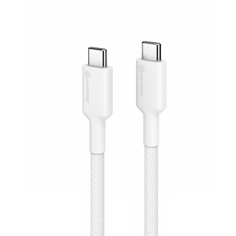 Alogic Charge & Sync USB-C to USB-C Cable 3ft Elements Pro 480Mbps - White X - product image 1 of 5