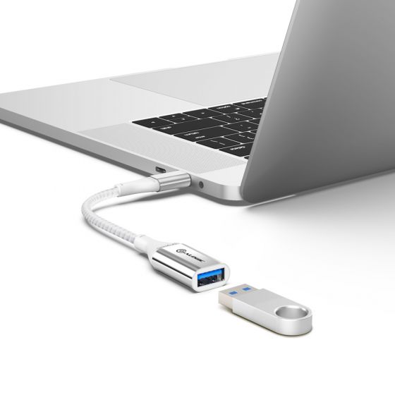 Alogic Adapter USB-C Male to USB-A Female 3.1 6in Ultra- Silver - product image 4 of 4
