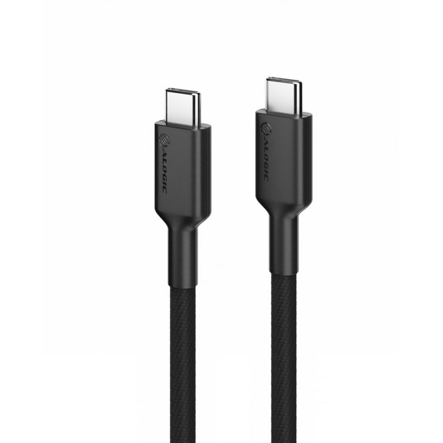 Alogic Charge & Sync USB-C to USB-C Cable 3ft Elements Pro 480Mbps - Black X - product image 3 of 5