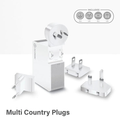 Alogic Alogic Wall Charger 1 Port USB-C 60W Power Delivery - Travel Edition