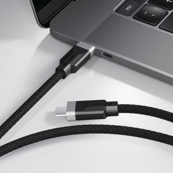 Alogic Charge & Sync USB-C to USB-C Cable 6ft Fusion PD up to 100W Fast Charge 20Gbps High Speed - Black - product image 3 of 3